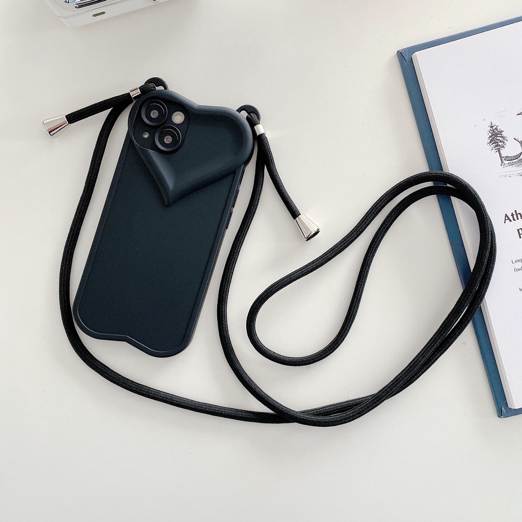 Ốp Điện Thoại Silicon Mềm Có Dây Đeo Cho iPhone 7plus XS XR XSMAX 11 11PRO 11 PRO MAX 12 12PRO 12 PRO MAX 13 13PRO 13PROMAX