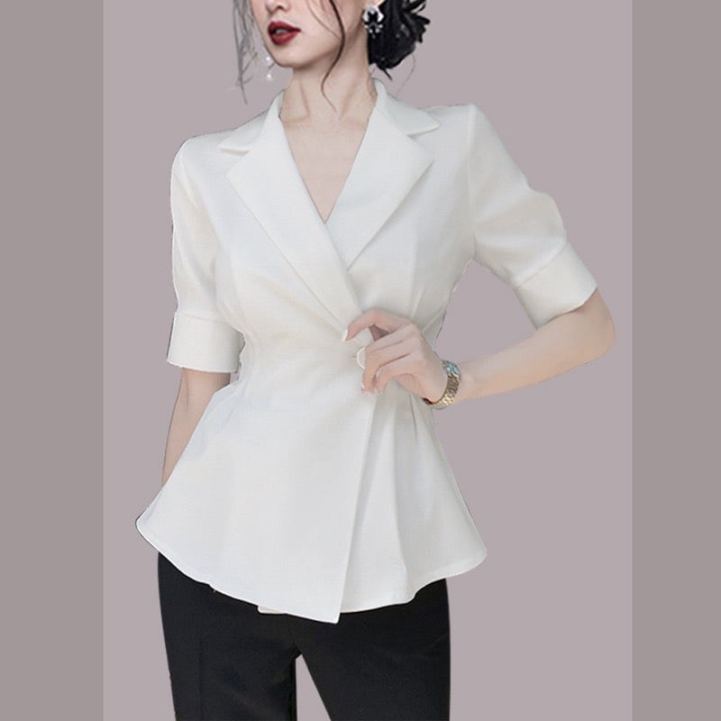 Áo Giả Vest Vạt Xéo Mặc 4 Mùa T.Fashion A004 Chất Dày Dặn Tôn Dáng Sang Trọng | BigBuy360 - bigbuy360.vn