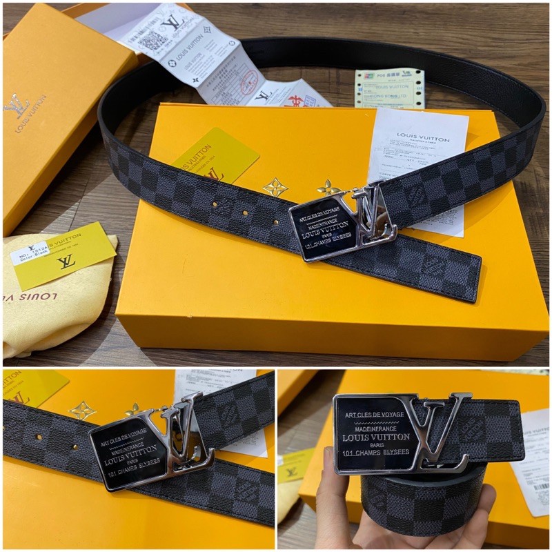 Thắt lưng da nam , dây nịt lưng nam mặt kim loại bền đẹp