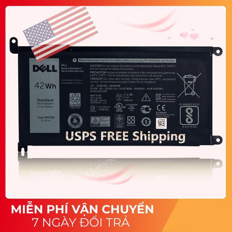 ⚡️[Pin zin] Pin laptop Dell Vostro 15 5568 P62F P62F001 WDX0R 42Wh