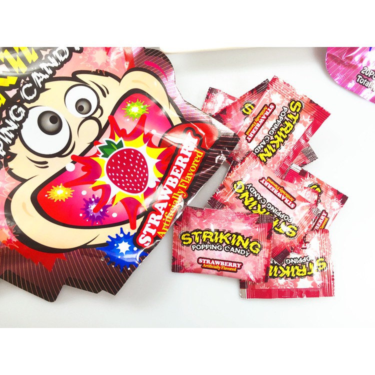 Kẹo nổ Striking Hongkong gói 30gr