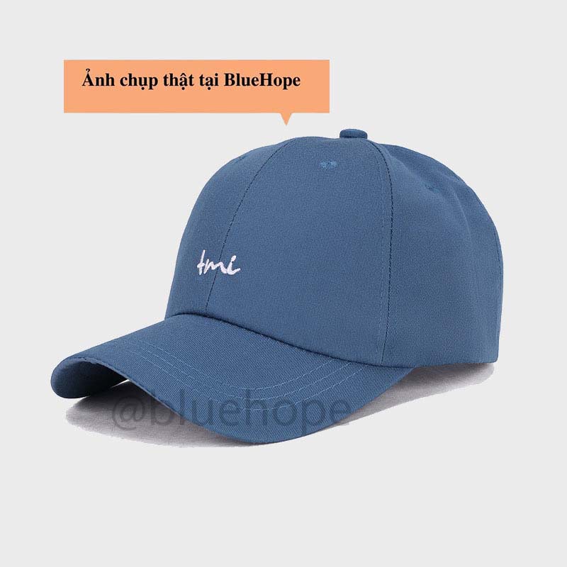 Mũ lưỡi trai nón kết nam nữ TMI Bluehope giá rẻ nhiều màu mẫu mới MN33