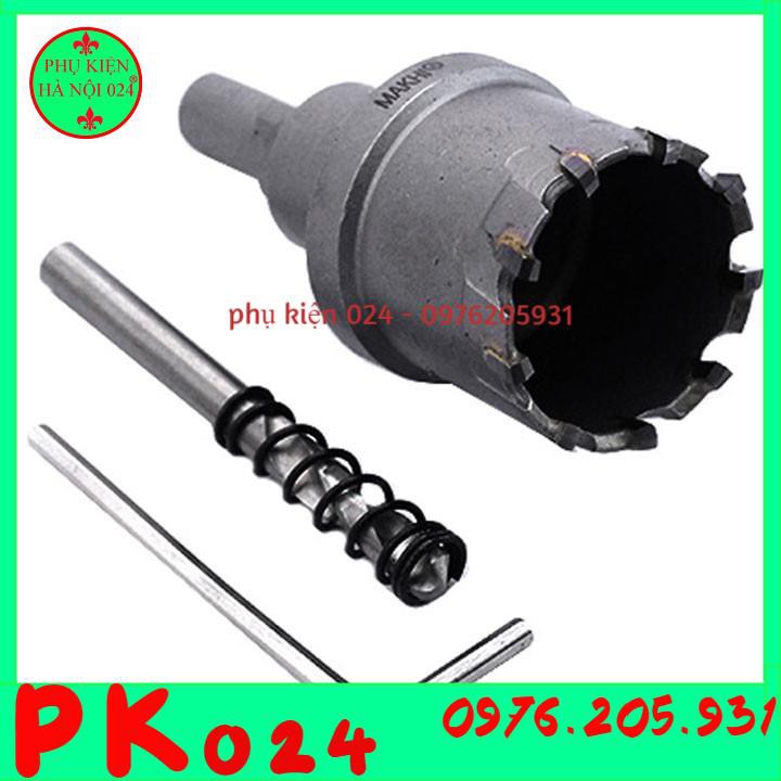 (Giá 1 Mũi) Mũi Khoét Lỗ Cao Cấp Khoét Sắt-Inox MAKHI - Không Có Via Từ 40-100mm