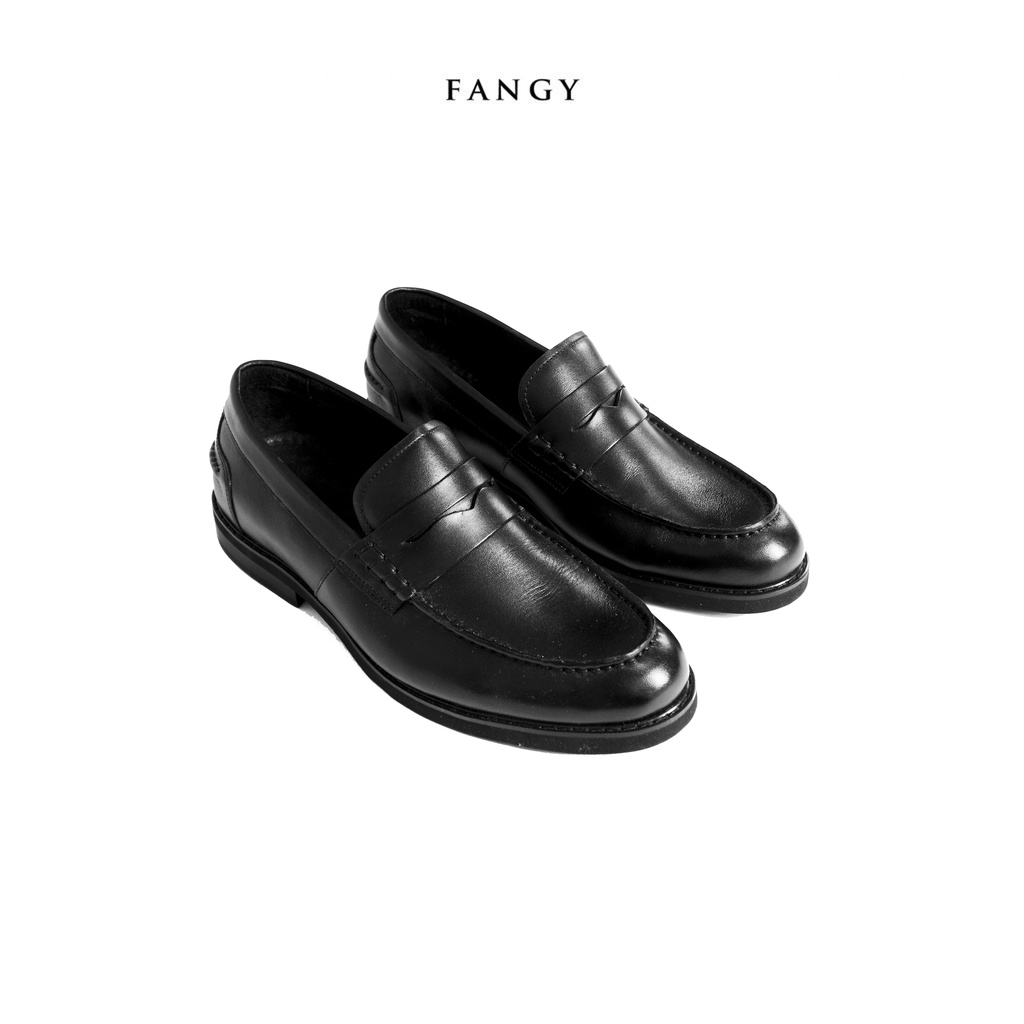 Giày FANGY Loafer Black Leather