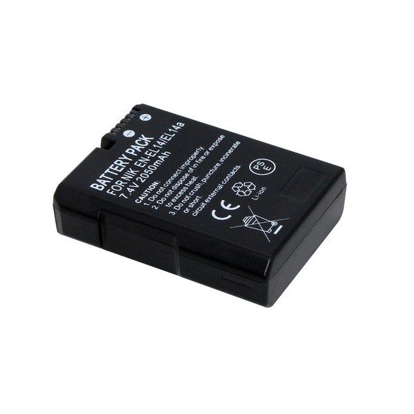 Pin máy ảnh EN-EL14 2050mAh cho Nikon