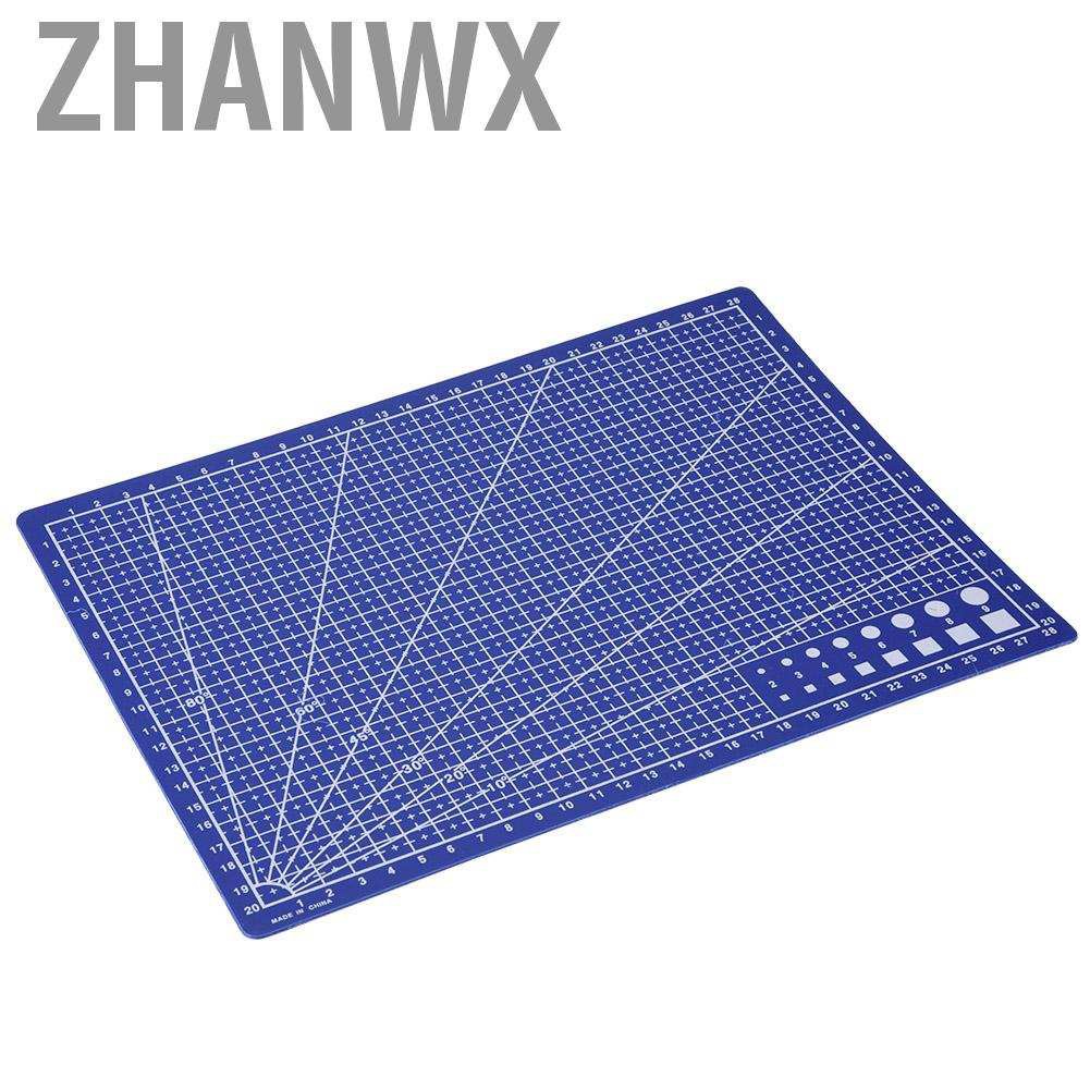 Zhanwx A4 Quilting Grid Lines Cutting Mat Board Craft Tools Office Stationery Accessory