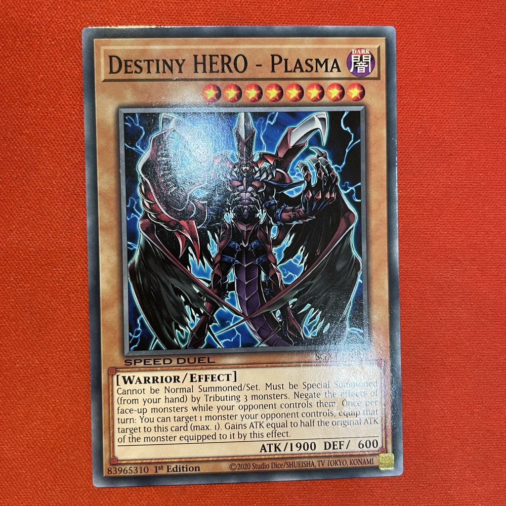 [EN-JP][Thẻ Bài Yugioh Chính Hãng] 'Destiny Hero - Plasma'