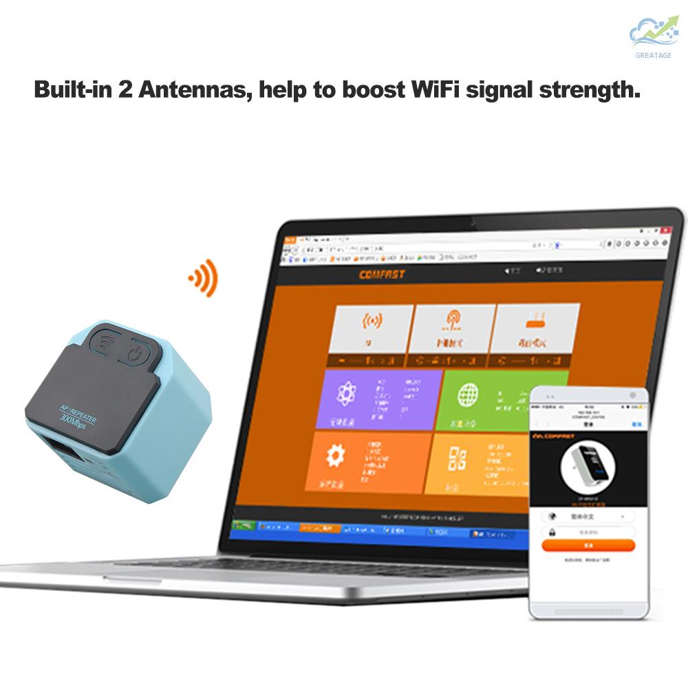 Mới Thiết Bị Khuếch Đại Tín Hiệu Wifi Không Dây 802.11n Phích Cắm Us 300m | BigBuy360 - bigbuy360.vn