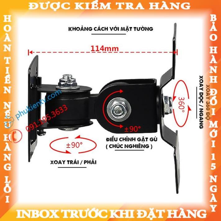 Giá Treo Màn Hình Máy Tính F03 14 - 17 - 19 - 23 - 27 - 29 - 32 Inch - Giá Treo Tivi Quay 360 Độ hoangthi