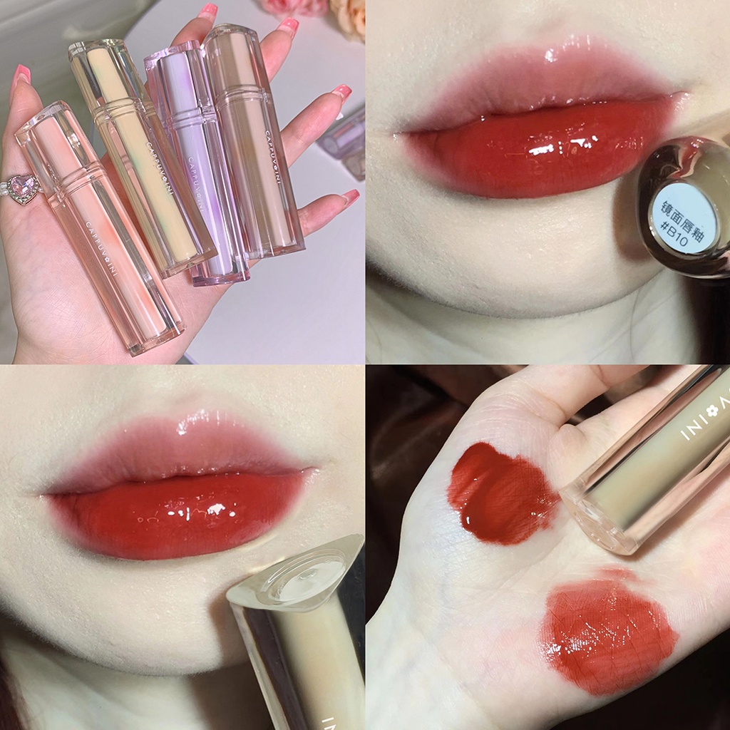 Cappuvini Glass Jelly Lip Glaze Dưỡng ẩm cho Môi 3g