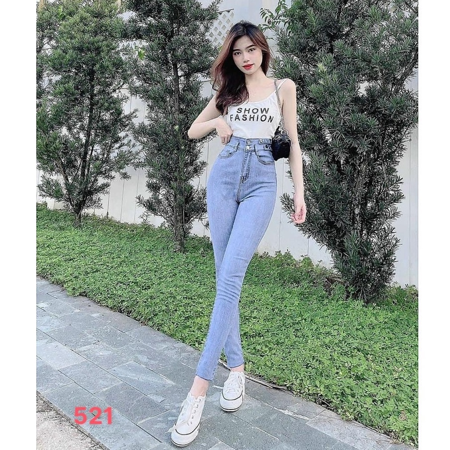 Quần Jean Nữ Lưng Cao, Quần Jean thời trang cao cấp nữ thương hiệu MuradFashion NT572