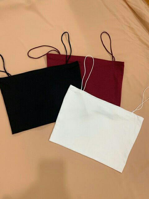 Áo 2 dây croptop 2 lớp cotton thoáng mát | BigBuy360 - bigbuy360.vn