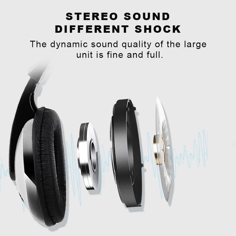 Tai Nghe Trùm Đầu Chơi Game Có Dây Chuẩn 3.5mm Kèm Mic