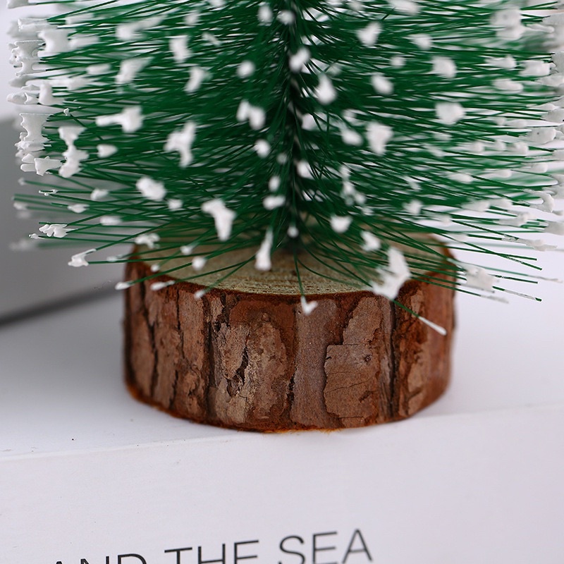 Cây thông mini để bàn trang trí kèm đèn led Giáng sinh Noel(Set 5)