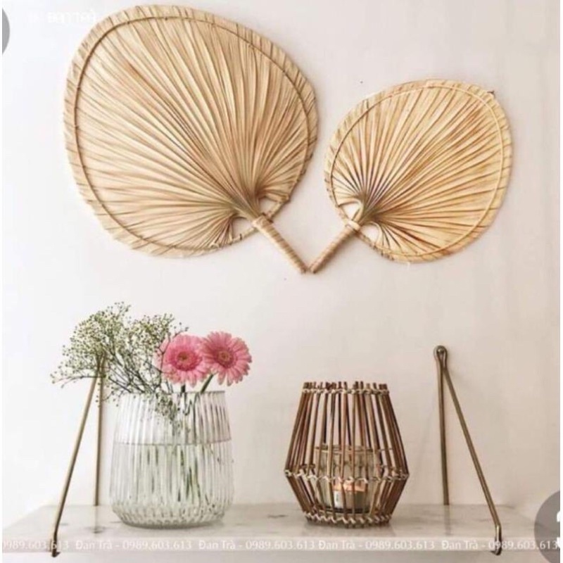 Quạt Lá Cọ Decor