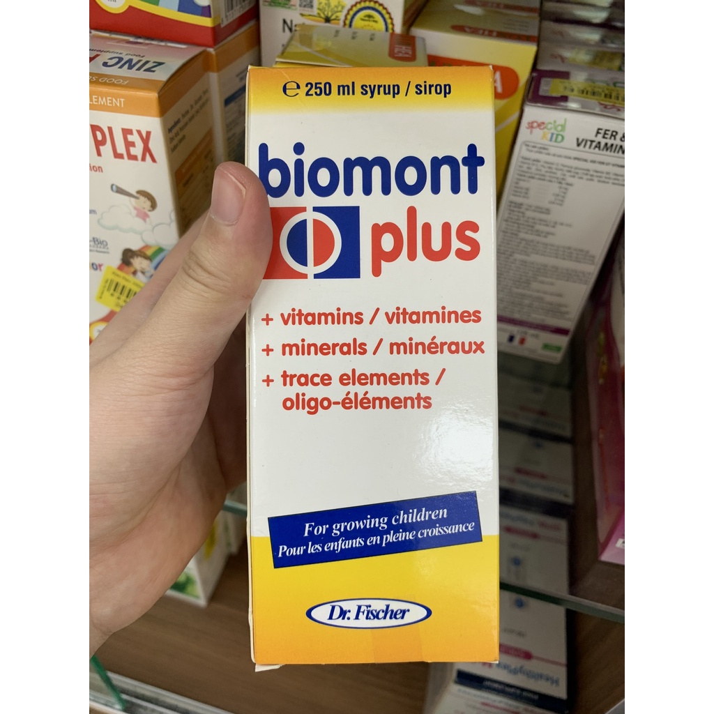 Biomont Plus bổ sung vitamin và khoáng chất giúp trẻ phát triển cao lớn, khỏe mạnh