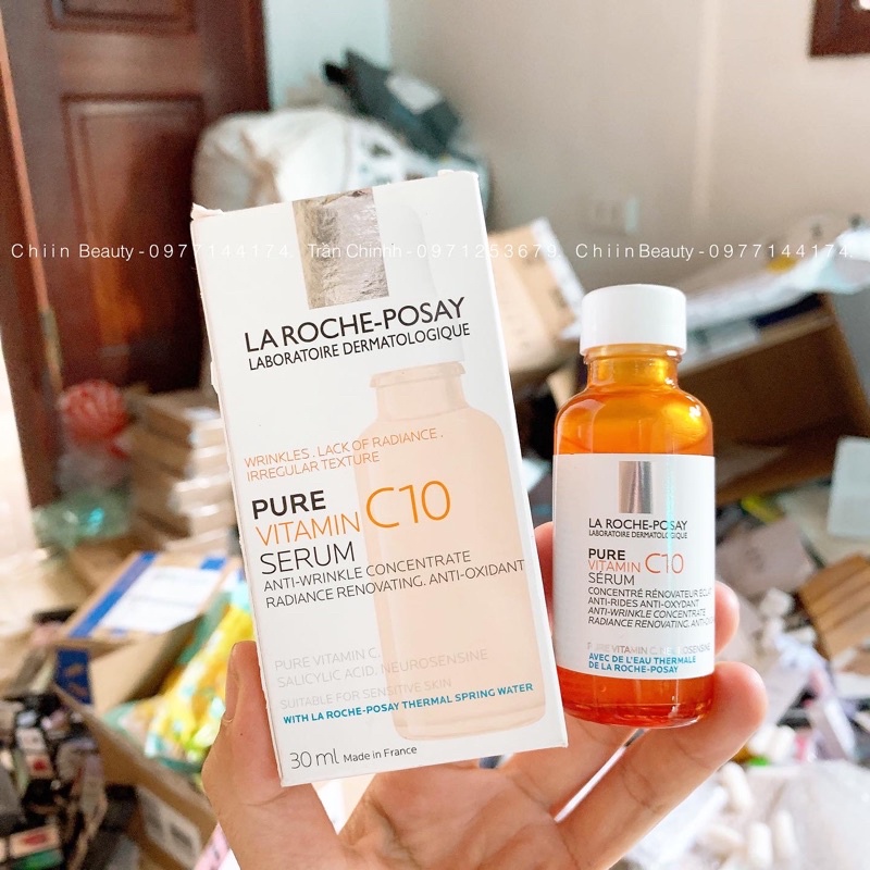 Tinh chất LA ROCHE-POSAY VITAMIN C10 giúp mờ thâm, sáng da, chống lão hoá, đều màu da