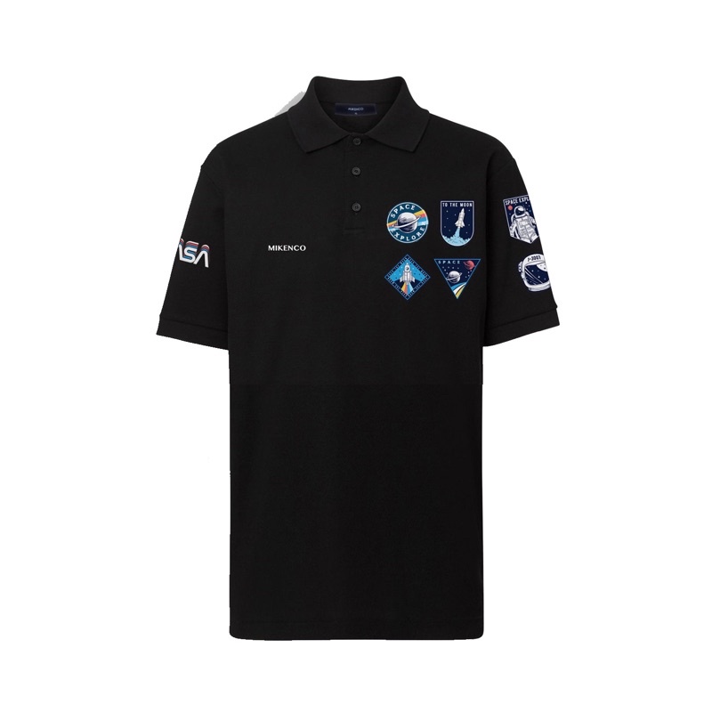 Áo thun unisex ngắn tay MIKENCO NASA POLO