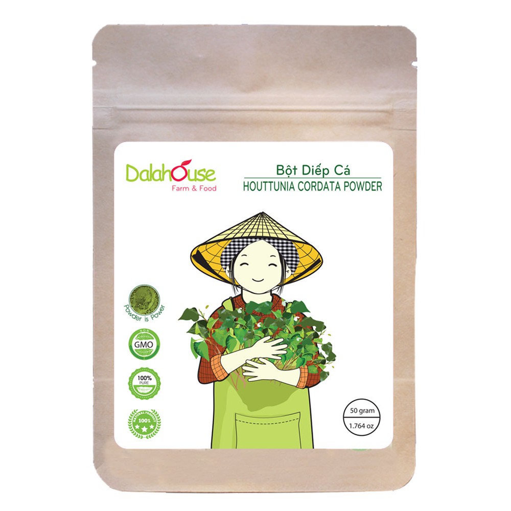 [Mã SKAMA8 giảm 8% đơn 300K] Bột diếp cá 100% organic (50gr)