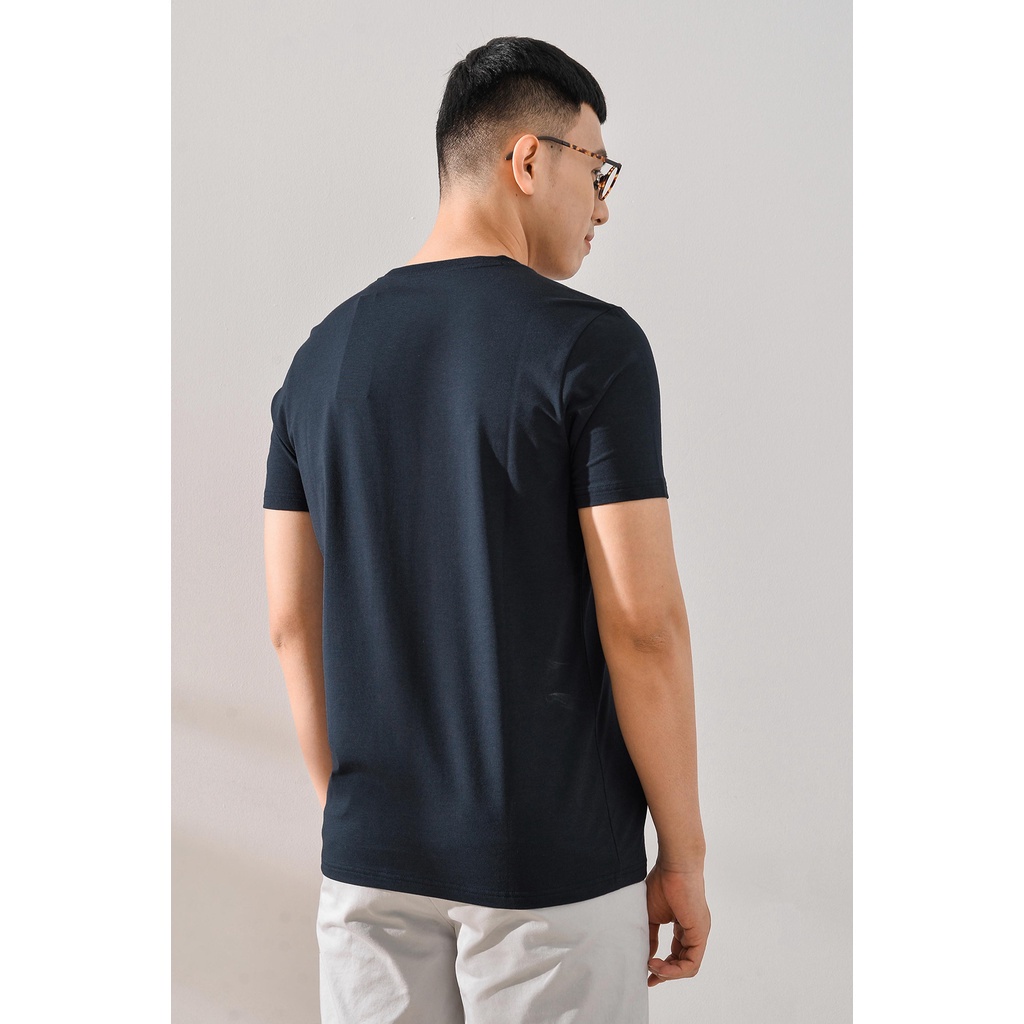 Áo Thun Nam Tay Ngắn Modal Trơn Form Fitted - Routine 10F19TSH001