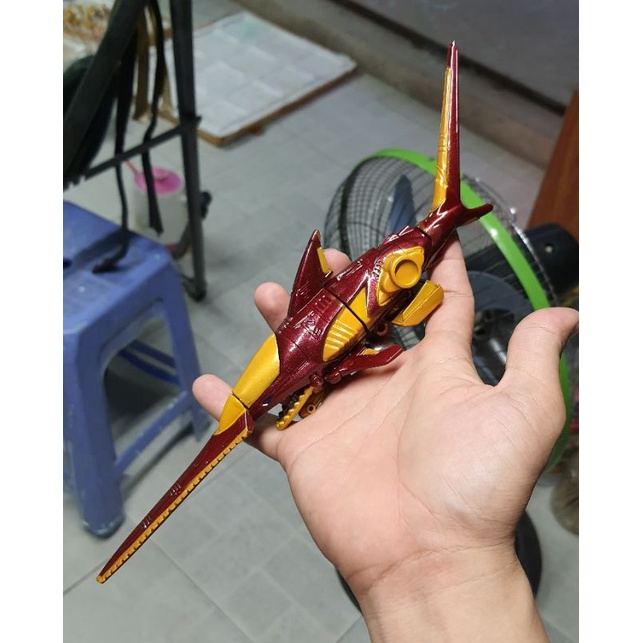 Mô hình đồ chơi siêu nhân gao Gaoranger china. Gao Cá Mập Cưa. cá mập kiếm.