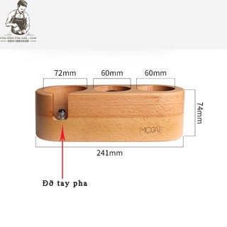 Kệ Gỗ Lót Temper 3 Lỗ