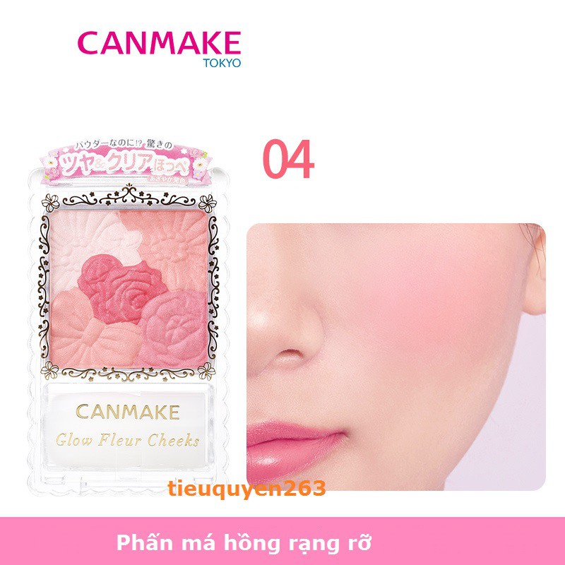 [Canmake-Nhật Bản] Phấn má hồng rạng rỡ-Glow Fleur Cheeks