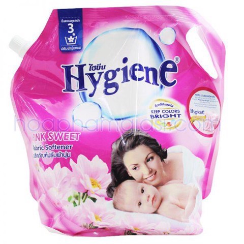 Nước xả vải Hygiene (túi 1800ml) màu hồng