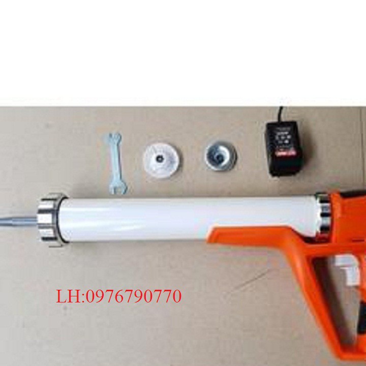 Súng bắn keo silicon dùng pin 12v loại 2 pin sạc điện