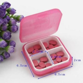 Hộp chia thuốc 4 ngăn tiện dụng