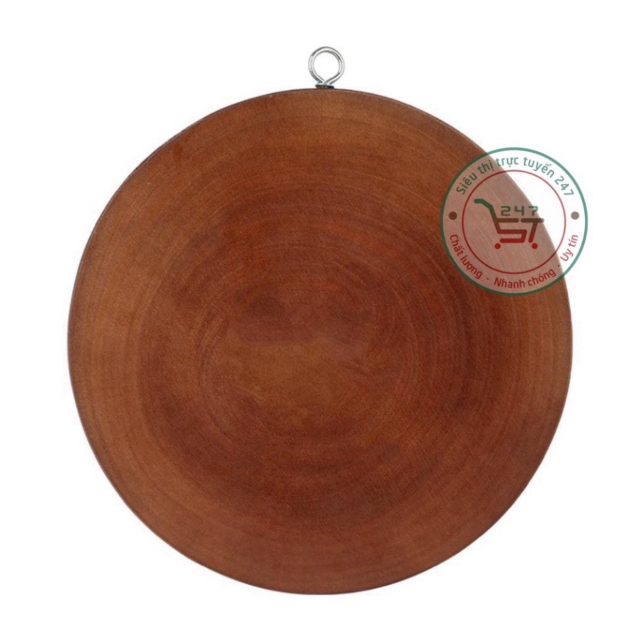 Thớt gỗ tròn có móc treo đường kính 30-32 cm món đồ dùng nhà bếp cần thiết cho mọi gia đình