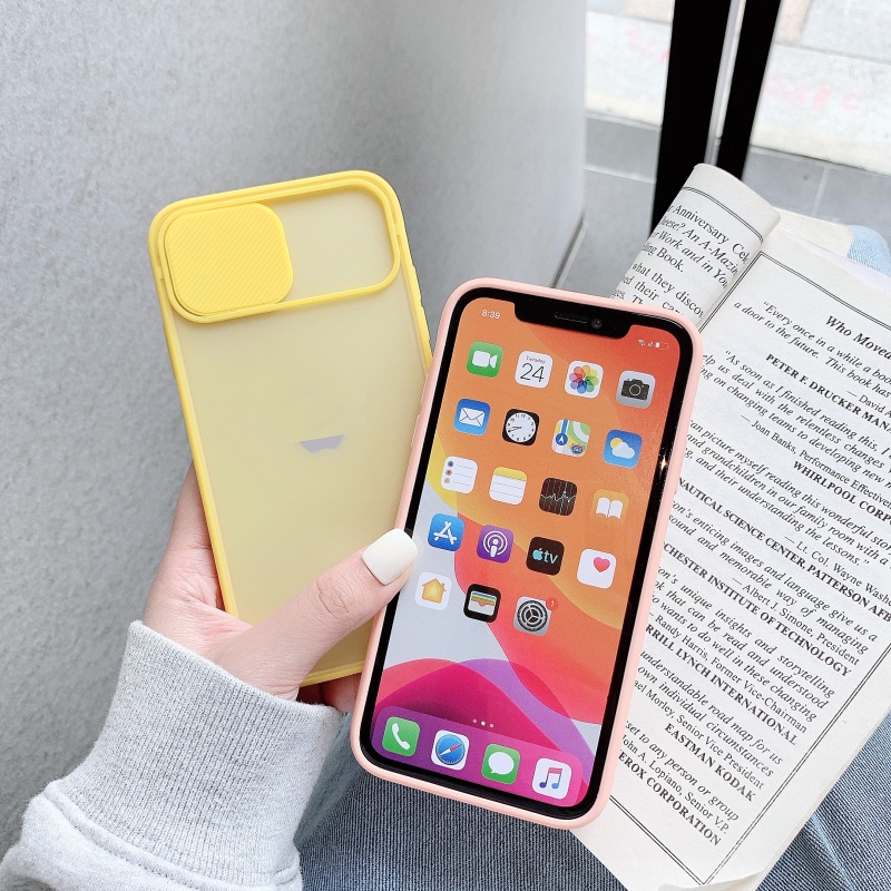 Ốp điện thoại cứng màu kẹo nhám bảo vệ camera cho iPhone 11 iPhone 8plus 7plus 11 8 7 6 6s Plus X Xs SE 2020