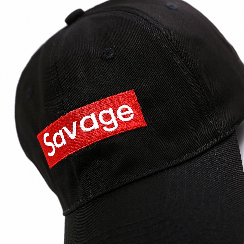 Nón kết thêu chữ Savage phong cách Supreme độc đáo - Mũ Lưỡi Trai MT191