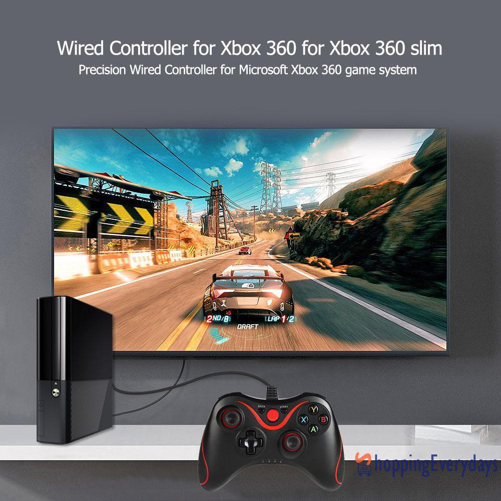 SV Tay Cầm Chơi Game Cổng Usb Cho Microsoft Xbox 360 Xbox 360 Slim Pc