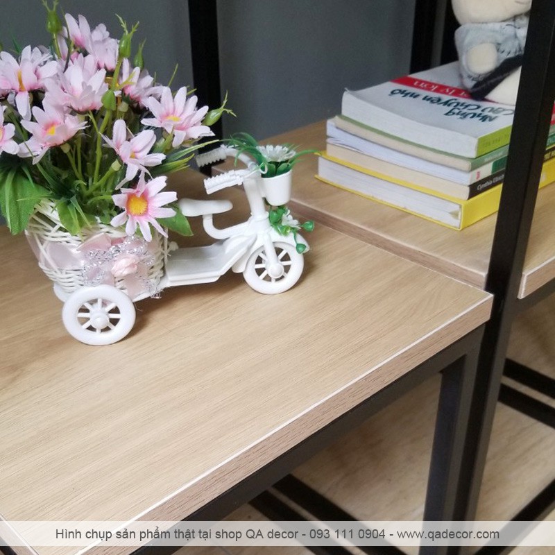 BỘ KỆ BẬC THANG KHUNG SẮT - NỘI THẤT PHONG CÁCH