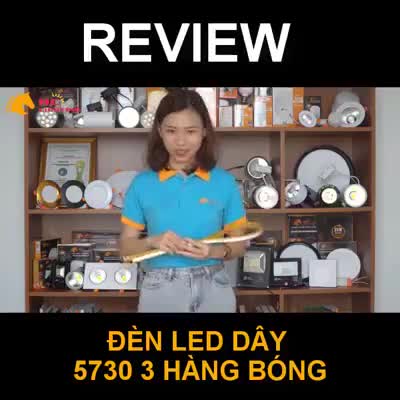 Dây Led Hắt Trần Thạch Cao 3 Hàng, Led Dây 3 Mắt Chéo Ip66 Chống Nước | BigBuy360 - bigbuy360.vn