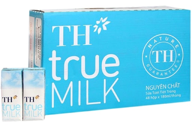 Thùng 48 Hộp Sữa Tươi Tiệt Trùng TH true Milk 180ml Đủ Vị