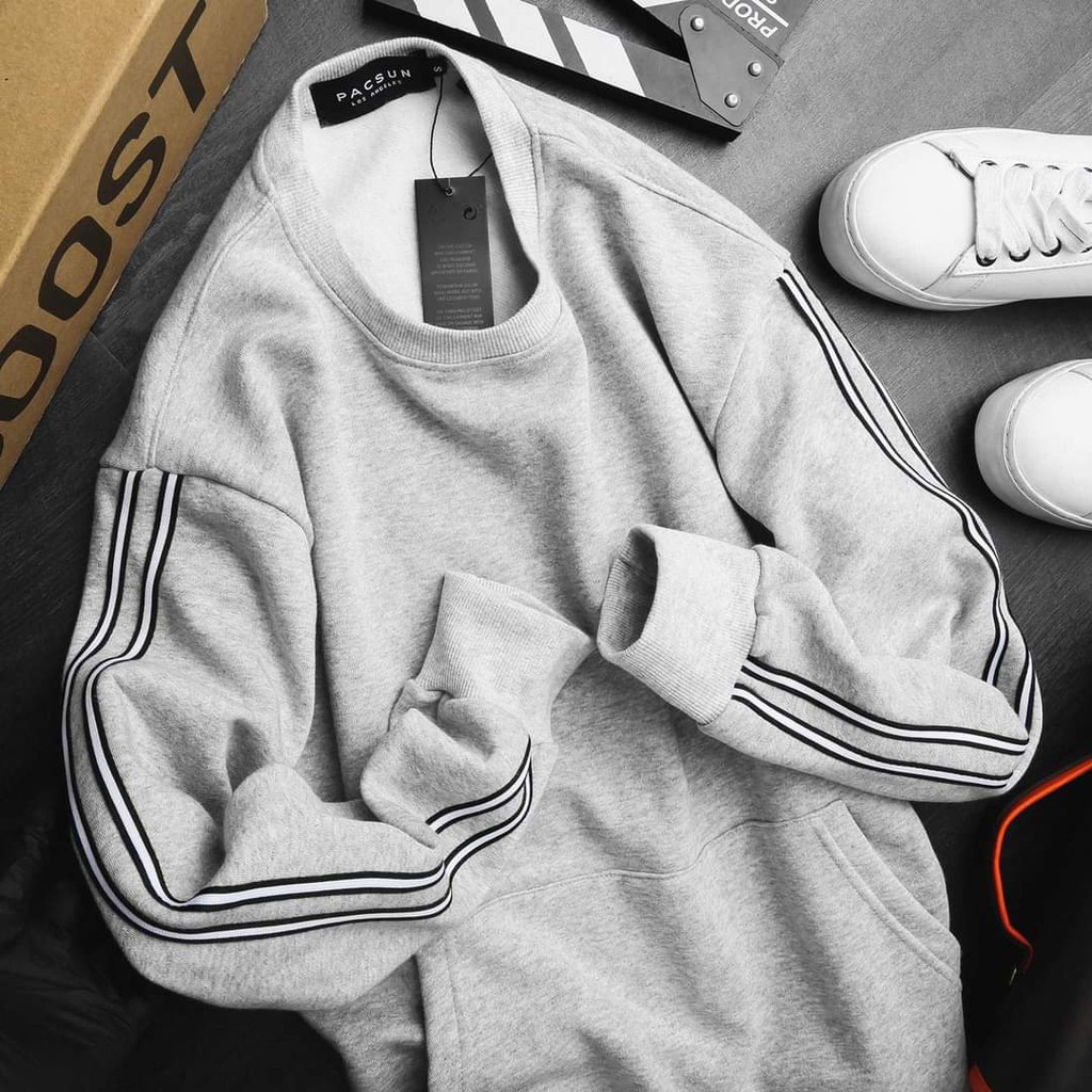 [ 58 - 65kg ] Áo Thun nỉ bông Dài Tay PS Sweater Cực Phong Cách 1819