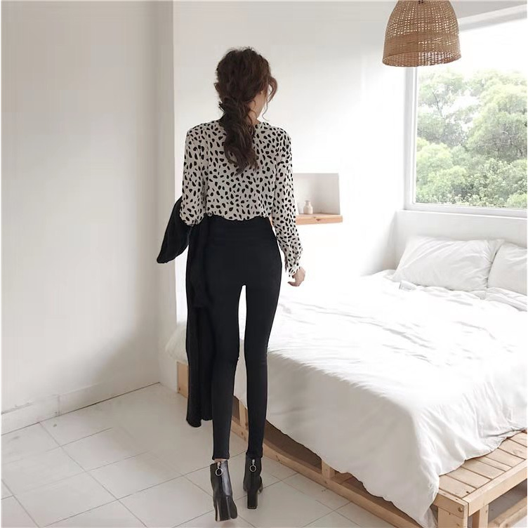 Korean Supper High Waist Stretch Skinny Jeans for Women Tight Jeans Push Up Zipper Jeans Elastic Denim Ankle Pencil Pants