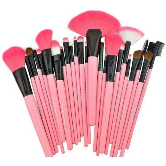 Bộ cọ 23 món đầy đủ cho mặt bạn luôn tươi xinh107_màu vàng,đen,hồng