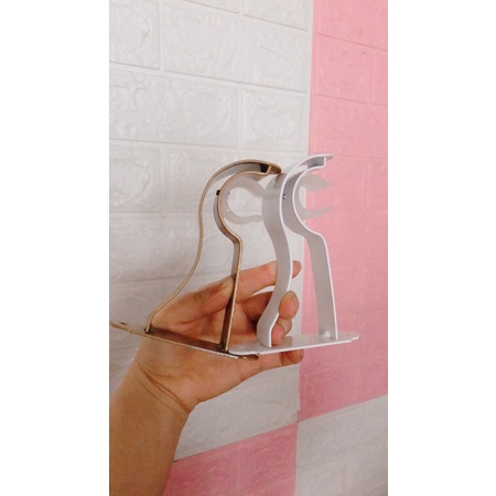 Trụ đúc cực dày đỡ thanh suốt treo rèm, phụ kiện rèm cửa