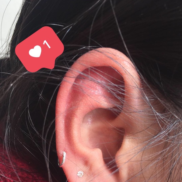 Khuyên vòng mini lẻ chiếc ( BẠC 925) Đeo vành tai