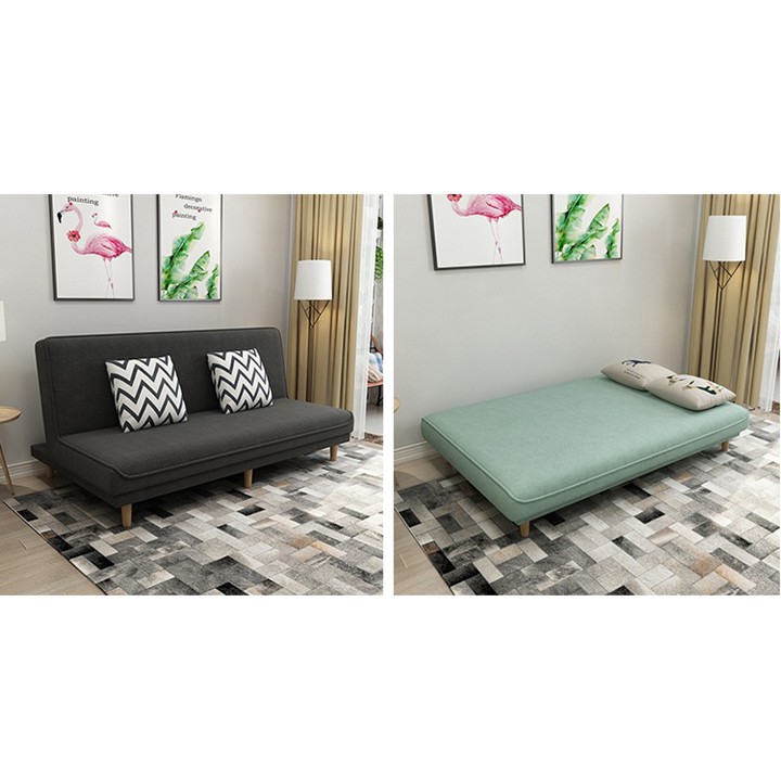 Sofa giường gấp gọn đa năng tặng kèm 2 gối,sofa giường theo phong cách Hàn Quốc