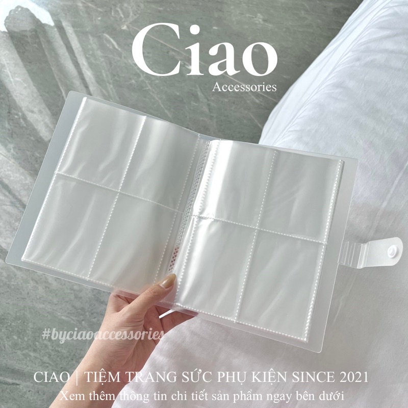 [CHỐNG OXY HOÁ] Bìa đựng PVC bảo quản trang sức phụ kiện chống oxy hoá tiện lợi Ciao accessories