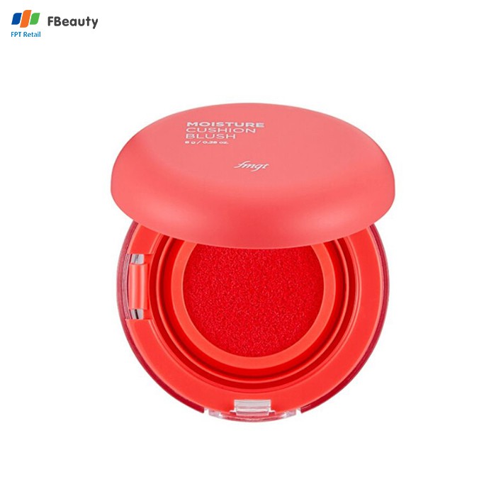 Má Hồng Dạng Nước The Face Shop Moisture Cushion Blush 01 Red 8g