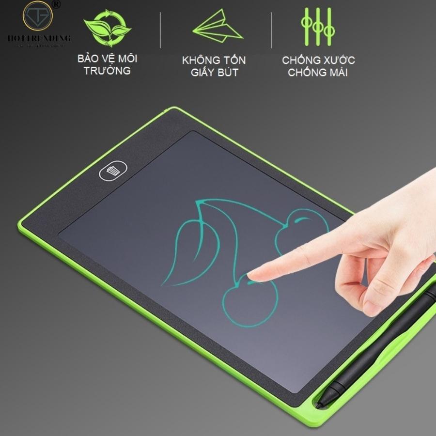 Bảng Viết Tự Xoá- Vẽ LCD-Điện Tử Thông Minh Đơn Sắc Cho Bé 8.5 inch phát triển trí tuệ, sáng tạo tư duy cho bé
