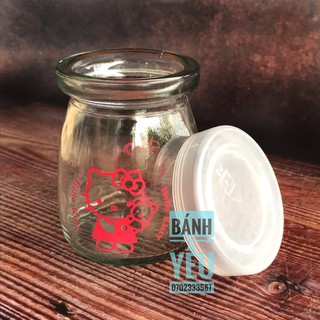 Chai pudding thủy tinh 100ml - bb05
