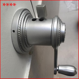CỦ GIÀN PHƠI THÔNG MINH HÒA PHÁT - INOX - (BỘ QUAY TỜI DÂY CÁP)