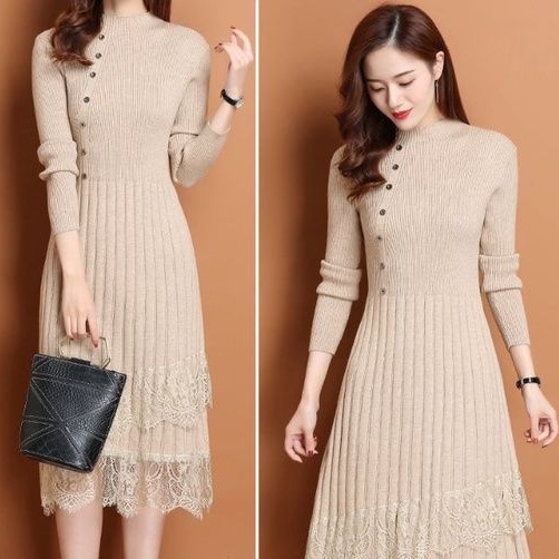 Đầm len dáng dài 2hand chốt mẫu trên livetream