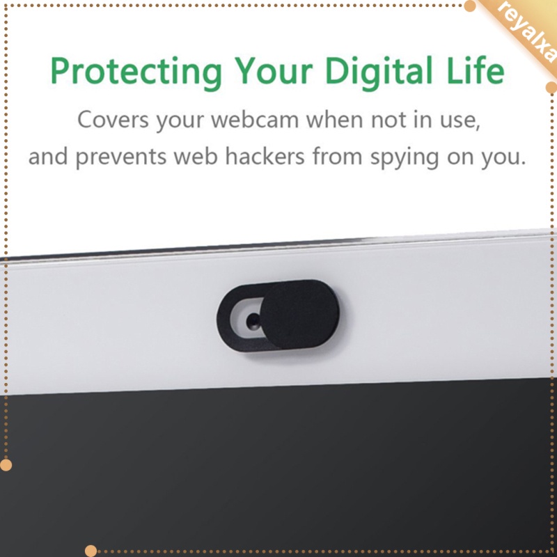 Set 3 Vỏ Bọc Webcam Siêu Mỏng Dạng Trượt Bảo Vệ Riêng Tư Cho Laptop / Máy Tính Đen | BigBuy360 - bigbuy360.vn